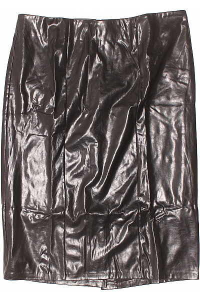 BODY FLIRT Dámská koženková pouzdrová mini sukně lesklá tmavě hnědá Velikost 46 | BODY FLIRT | obrázek 2