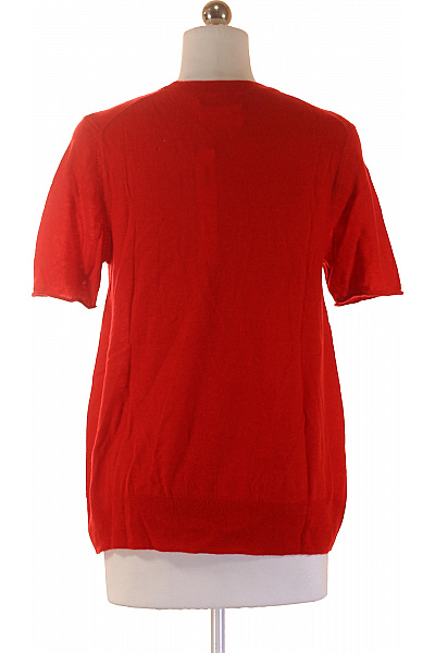 Zadig&Voltaire deluxe Červená pletená halenka s krátkým rukávem a potiskem ZADDICTED Velikost S | Zadig&Voltaire deluxe | obrázek 2