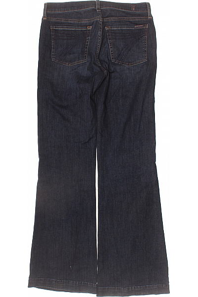 7 for all mankind Dámské tmavě modré džíny zvonové se širokými nohavicemi klasické Vel. 29 | 7 for all mankind | obrázek 2