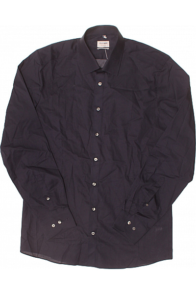 OLYMP Pánská košile dlouhý rukáv elegantní business regular fit tmavě modrá Velikost 41 | OLYMP | obrázek 2