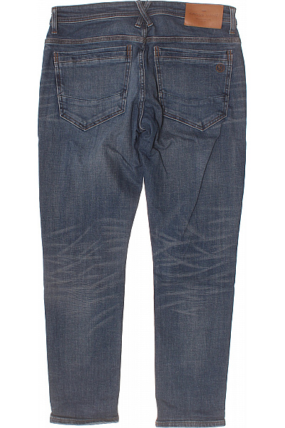 CROSS Dámské modré džíny rovné seprané klasické s kapsami Velikost M | CROSS | obrázek 2