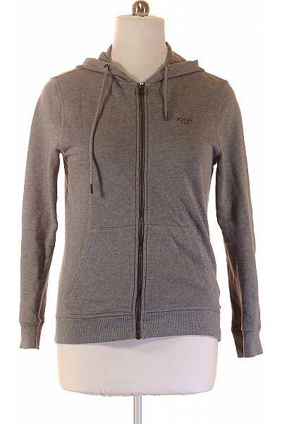 JOOP! Pánská Bavlněná Mikina S Kapucí Na Zip šedá Vel. M