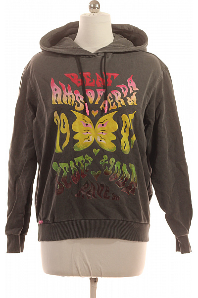 Scotch & Soda Dámská šedá mikina přes hlavu streetwear s potiskem Vel. M | Scotch & Soda | obrázek 2