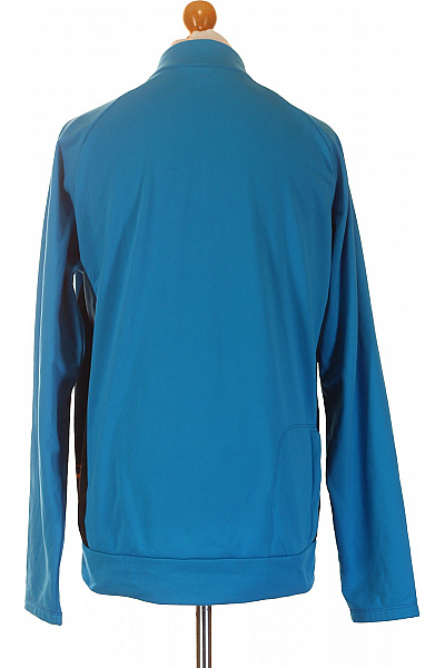protective Pánská polyesterová modrá sportovní funkční mikina se stojáčkem na zip Vel. 2XL | protective | obrázek 2