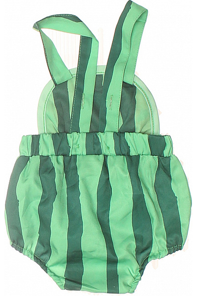Dětské body s motivem melounu zelené pruhované Vel. 0-3 | Unimoda | obrázek 2