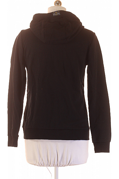 Schmuddelwedda Dámská černá mikina s kapucí a zipem streetwear Velikost L | Schmuddelwedda | obrázek 2