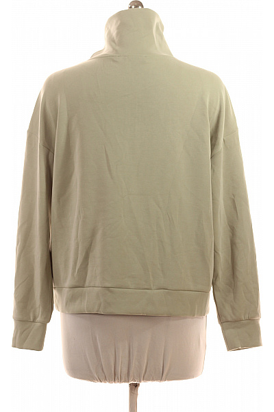 BETTY BARCLAY Dámská zelená polyesterová mikina se stojáčkem a zipem u krku Velikost 40 | BETTY BARCLAY | obrázek 2