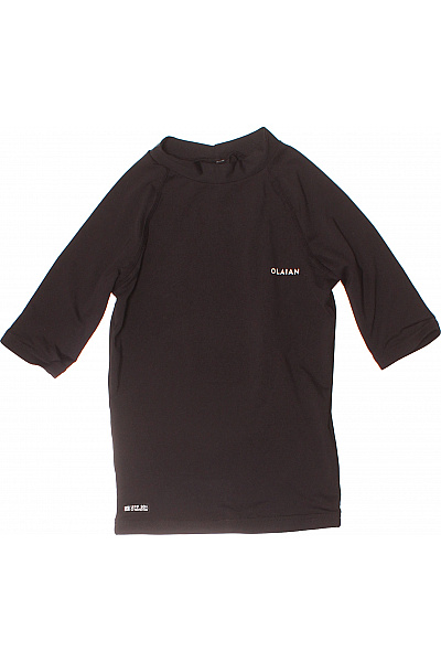 Dívčí tričko s krátkým rukávem černé Vel. 123/130 | Unimoda | obrázek 2