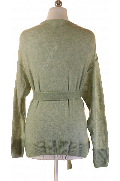 Zelený zavinovací pletený kardigan dámský Vel. S | Unimoda | obrázek 2