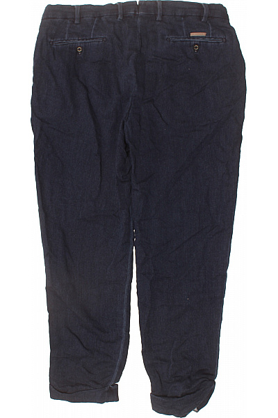 BALDESSARINI Pánské tmavě modré volnočasové chinos s puky ležérní Vel. L | BALDESSARINI | obrázek 2