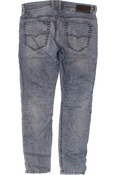 DIESEL Pánské Džíny Modré Seprané Jogger S Dírami Klasické Velikost 32 | DIESEL | obrázek 2