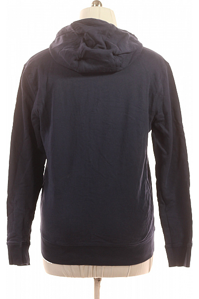 TOMMY HILFIGER Pánská tmavě modrá mikina s kapucí a potiskem streetwear styl Velikost l | TOMMY HILFIGER | obrázek 3