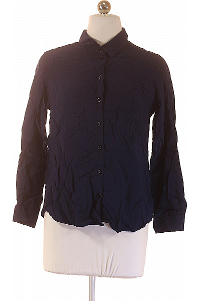 Seidensticker Dámská Tmavě Modrá Košile S Dlouhým Rukávem Elegantní Vel. 38