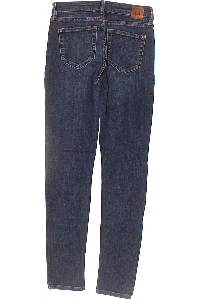 MANGO Dámské tmavě modré strečové skinny džíny klasické Vel. XXS | MANGO | obrázek 2