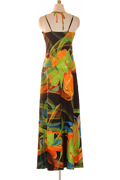 richmond Dlouhé maxi letní šaty polyesterové barevné květované na ramínka Velikost 42 | richmond | obrázek 2