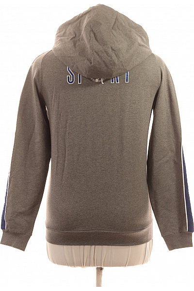 BIKKEMBERGS Pánská bavlněná sportovní mikina šedá s dlouhým rukávem na zip Vel. M | BIKKEMBERGS | obrázek 3