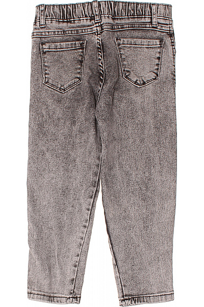 Chlapecké Džíny Elastický Pas Šedé Oprané Rovné Street Velikost 6-7 LET | Unimoda | obrázek 3