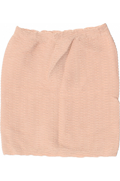 Topshop Dámská pouzdrová mini sukně růžová nylonová řasená elastická Velikost one size | Topshop | obrázek 2