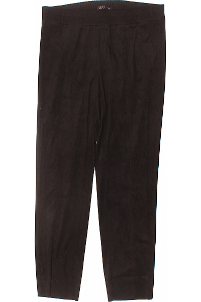 ZERRES Dámské černé rovné pohodlné ležérní kalhoty s pružným pasem Velikost M | ZERRES | obrázek 2