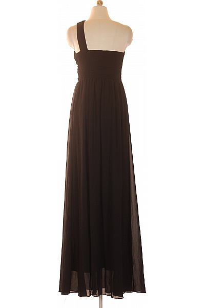 kraimod Černé dlouhé maxi šaty na jedno rameno společenské šifonové Velikost 42 | kraimod | obrázek 2