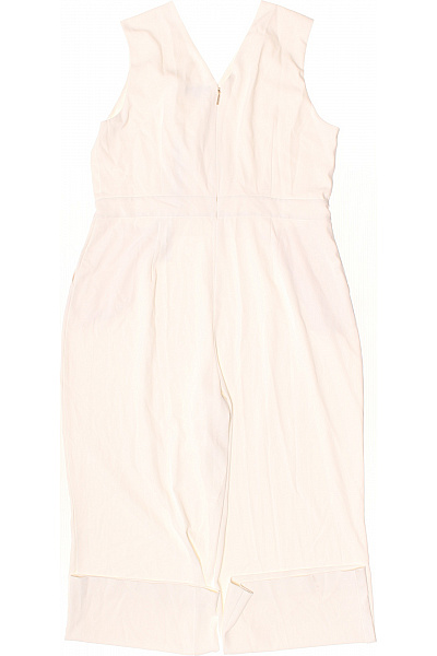 COMMA dámský bílý overal bez rukávů viskózový elegantní letní Velikost 46 | COMMA | obrázek 2
