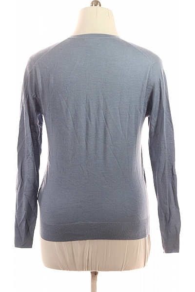 HACKETT Pánský modrý pulovr basic lehký tenký do véčka přes hlavu Vel. M | HACKETT | obrázek 2