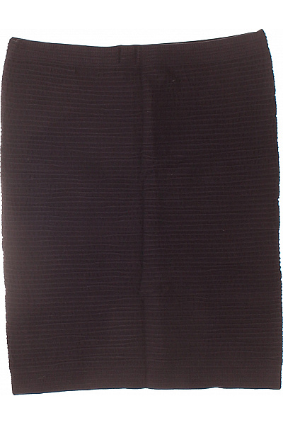 Dámská pouzdrová sukně Polyamidová černá žebrovaná elegantní business Velikost S/M | Unimoda | obrázek 3