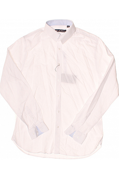 ben sherman Pánská bílá košile business elegantní bavlna Vel. L | ben sherman | obrázek 2