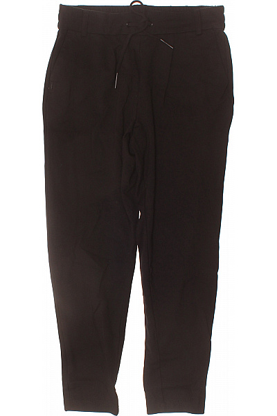 ONLY Dámské černé Volnočasové Sportovní Kalhoty S Kapsami Na Zavazování Velikost 32