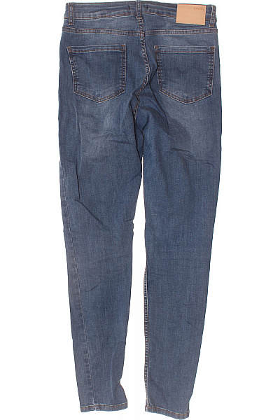 Oasis Dámské modré strečové džíny seprané slim fit klasické s kapsami Vel. 12 | Oasis | obrázek 2