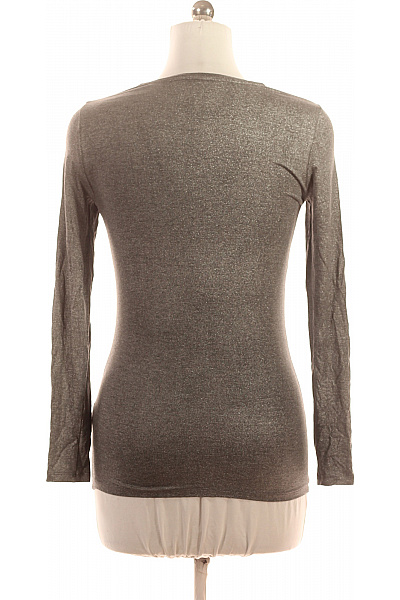 MAJESTIC FILATURES Dámské tričko s dlouhým rukávem šedé jednobarevné Velikost l | MAJESTIC FILATURES | obrázek 3