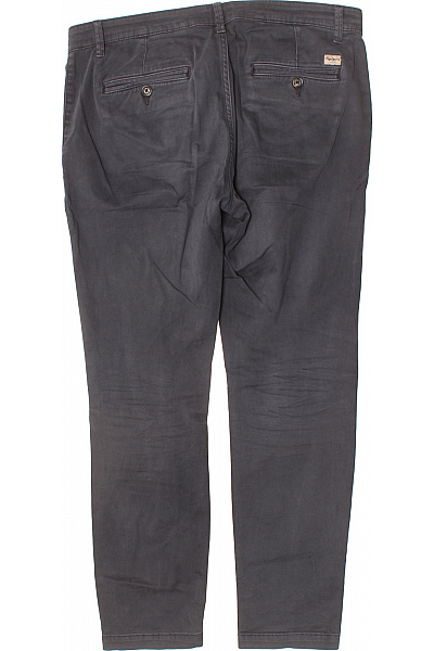 Pepe Jeans Pánské Chino Slim Fit tmavě šedé volnočasové kalhoty s kapsami Vel. 33/32 | Pepe Jeans | obrázek 3