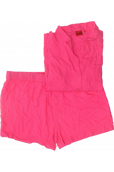 Hugo Boss Růžové Pyžamo Dámské Viskózové Velikost L