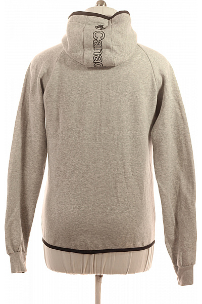 canadian-peak Pánská bavlněná šedá mikina na zip s kapucí streetwear CPK953 Vel. XL | canadian-peak | obrázek 2