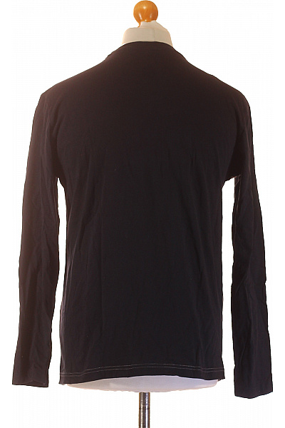 KENSINGTON Pánské tričko dlouhý rukáv bloky šedá černá výšivka Velikost m | KENSINGTON | obrázek 3