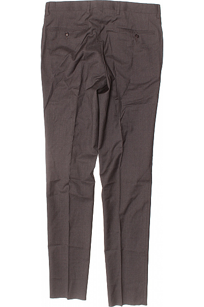 Společenské Pánské Kalhoty Vlněné Šedé Vel. 50 | Unimoda | obrázek 3