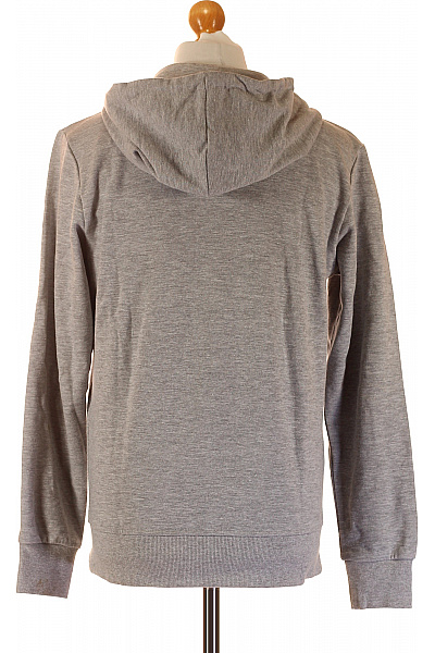 JACK & JONES Pánská bavlněná šedá mikina s kapucí a zipem Vel. m | JACK & JONES | obrázek 2