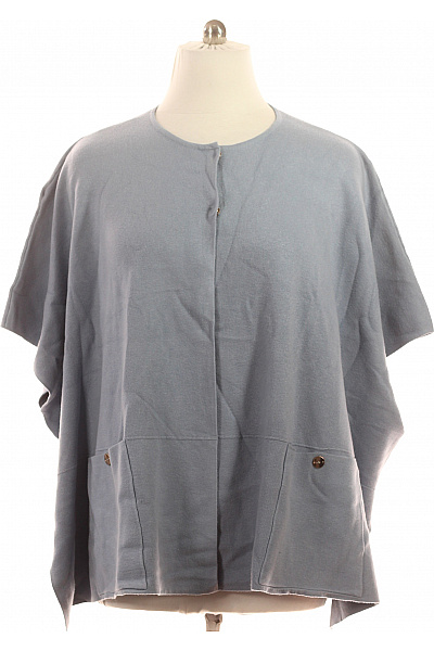 APART Dámské Šedé Pončo Volný Střih Ležérní Podzim Zima Vel. l | APART | obrázek 2