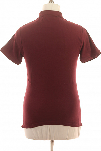 BRAVE SOUL Pánské vínové polo tričko s krátkým rukávem a výšivkou Velikost S | BRAVE SOUL | obrázek 2