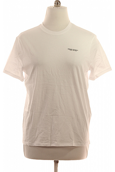 ARMANI Pánské Tričko S Krátkým Rukávem  Vel. XL