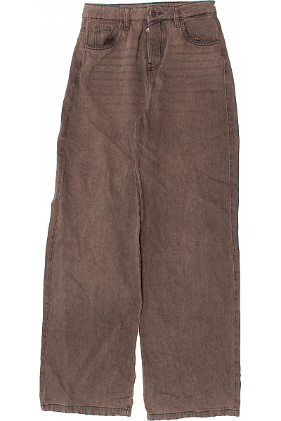 STRADIVARIUS Bootcut Dámské Džíny Hnědé Vel. 32