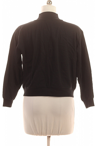 FILA Dámská bavlněná černá mikina na zip streetwear zkrácená Velikost M | FILA | obrázek 3