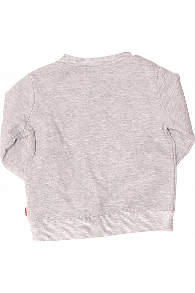LEVIS Dětská šedá melange mikina s barevným logem Velikost 12m | LEVIS | obrázek 2