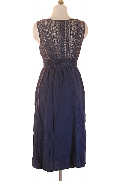 ZAUBERSTERN Dámské letní šaty modré krajkové midi volnočasové Velikost XS | ZAUBERSTERN | obrázek 2