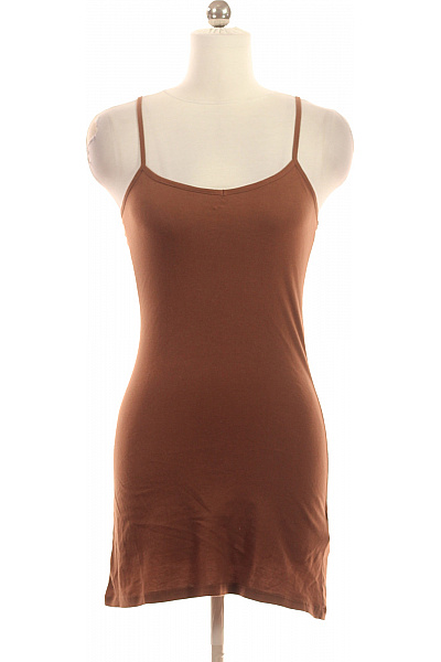 Guess Dámská hnědá košilka basic špagetová ramínka úzký střih Vel. XS | Guess | obrázek 2