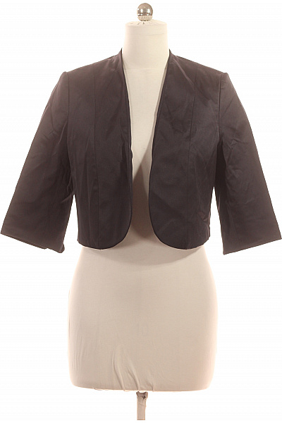 COMMA Dámské bolerko krátký rukáv elegantní polyesterové černé Velikost 40 | COMMA | obrázek 2