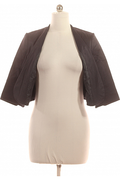 COMMA Dámské bolerko krátký rukáv elegantní polyesterové černé Velikost 40 | COMMA | obrázek 4