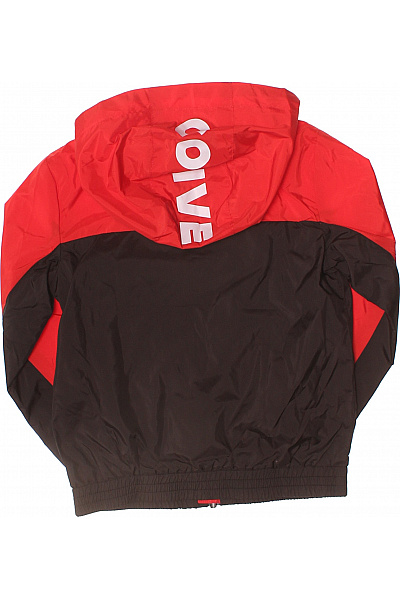 CONVERSE Dětská polyesterová bunda s kapucí červeno-černá sportovní Vel. 98/104 CM | CONVERSE | obrázek 2