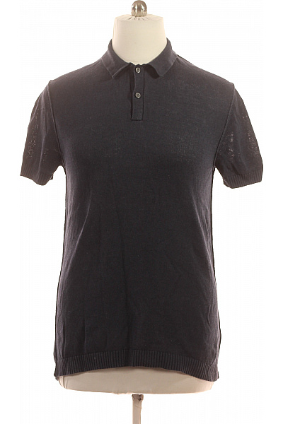 camel active Pánské tmavě modré polo tričko s krátkým rukávem jednobarevné basic Velikost l | camel active | obrázek 2