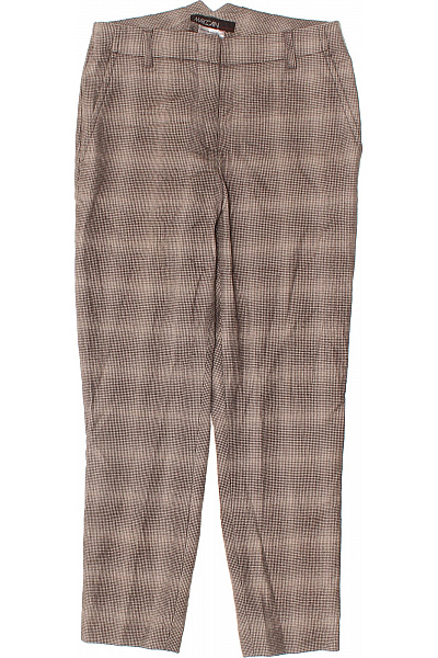 MARCCAIN Dámské kostkované oblekové kalhoty s kapsami rovné ležérní Velikost S | MARCCAIN | obrázek 2